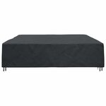 vidaXL Housse pour mobilier d'extérieur Noir 400 x 300 x 70 cm 210D