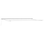 vidaXL Auvent Rétractable Vert et blanc 600 × 300 cm