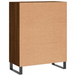 vidaXL Buffet chêne marron 69 5x34x90 cm bois d'ingénierie