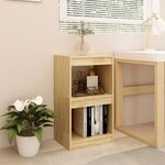 vidaXL Bibliothèque 40x30x71 5 cm Bois de pin massif
