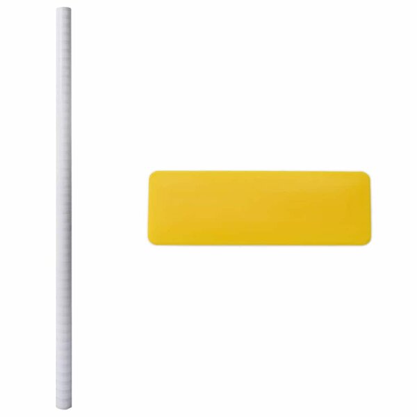 vidaXL Film de fenêtre auto-adhésif Rayures givrées 90 x 2000 cm PVC