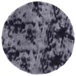 vidaXL Tapis Shaggy à poils longs NAVARRA gris foncé 200x200 cm
