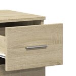 vidaXL Buffet chêne sonoma 59x39x80 cm bois d'ingénierie