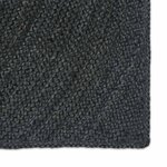 vidaXL Tapis de surface Rectangulaire Gris foncé 80 x 300 cm Jute