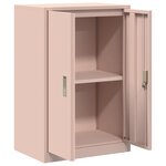 vidaXL Armoire de rangement Rose 60 x 40 x 90 cm Acier