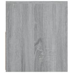 vidaXL Tables de chevet 2 Pièces avec LED sonoma gris 60x35x40 cm