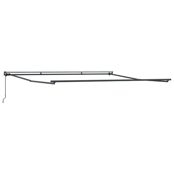 vidaXL Auvent Anthracite 5 × 3 5 m Métal