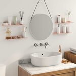 vidaXL Étagère flottante 4 pc Rose 40 x 8 5 x 2 5 cm Acier