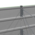 vidaXL Jardinière Vert 160 x 80 x 45 cm Acier