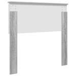 vidaXL Tête de lit Gris Sonoma 90 cm Bois d'ingénierie