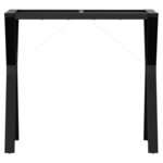 vidaXL Pieds de table à manger cadre en Y 80x40x73 cm fonte