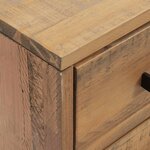 vidaXL Tables de chevet 2 Pièces 40x30x55 cm Bois de pin massif