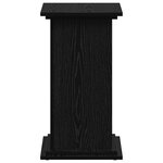 vidaXL Support de Plantes Chêne Noir 33 x 33 x 60 cm en Bois d'ingénierie