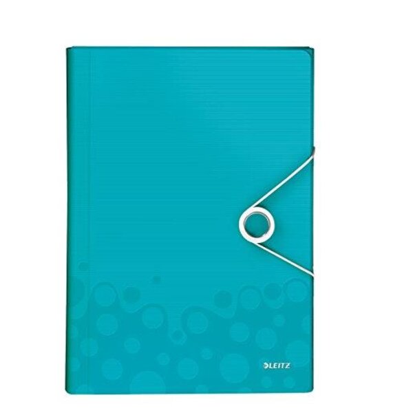 Classeur trieur ménager WOW 6 compartiments Menthe LEITZ