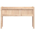 vidaXL Jardinières avec pieds 110x31x70 cm bois de pin massif