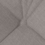 vidaXL Coussins de siège 4 Pièces Taupe 45 x 45 x 12 cm tissu