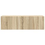 vidaXL Meuble TV mural 98 x 31 x 30 cm Chêne Sonoma Bois d'ingénierie