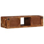 VidaXL Meuble TV mural 100x32x25 cm bois massif de récupération
