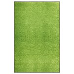 vidaXL Paillasson lavable Vert 120x180 cm