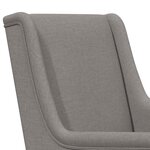vidaXL Chaise à bascule Taupe 62 x 80 x 85 cm tissu