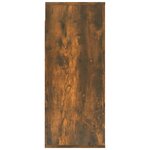 vidaXL Armoire murale Chêne fumé 80x33x80 cm Bois d'ingénierie
