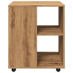 vidaXL Armoire roulante chêne artisanal 60x53x72 cm bois d'ingénierie