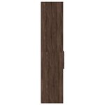vidaXL Buffet haut chêne marron 45x42 5x185 cm bois d'ingénierie