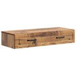 vidaXL Table d'appoint murale Bois ancien 87 5 x 34 5 x 17 cm