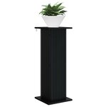 vidaXL Support de Plante 2 pc Noir 30 5 x 30 x 80 5 cm