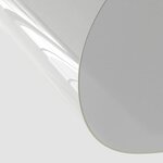 vidaXL Protecteur de table transparent Ø 120 cm 1 6 mm PVC
