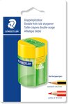 Staedtler 512 Taille-crayon en plastique à double usage
