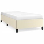 vidaXL Cadre de lit sans matelas crème 80x200 cm similicuir