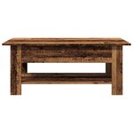 vidaXL Table basse vieux bois 102x55x42 cm bois d'ingénierie