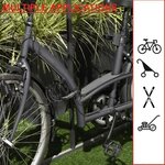 Antivol Vélo 8221EURDPRO - Câble torsadé 1 8 m - Combinaison programmable
