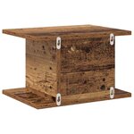 vidaXL Table de chevet Bois ancien 40 x 30 x 25 cm Bois d'ingénierie