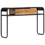 vidaXL Table console 118 x 30 x 75 cm Bois de manguier massif