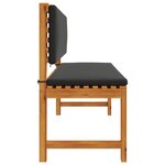 vidaXL Chaise de jardin Marron 100 x 50 x 91cm Bois d'acacia massif