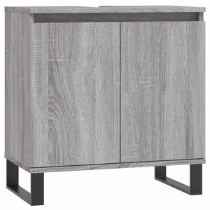 vidaXL Armoire de bain sonoma gris 58x33x60 cm bois d'ingénierie
