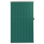 vidaXL Abri à outils de jardin vert 88x89x161 cm acier galvanisé