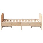 vidaXL Cadre de lit sans matelas 150x200 cm bois de pin massif