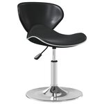 vidaXL Chaise de salle à manger Noir Similicuir