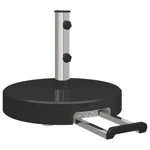 vidaXL Pied de parasol Noir 45 x 45 x 37.5 cm Granite