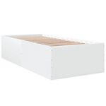 vidaXL Cadre de lit sans matelas blanc 90x190 cm