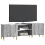 vidaXL Meuble TV Sonoma gris 150 x 31 x 50 cm Bois d'ingénierie