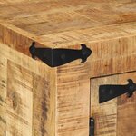 vidaXL Buffet Marron 55 x 35 x 70 cm bois de manguier brut