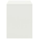 vidaXL Tables de chevet 2 Pièces Blanc 35x30x40 cm Bois de pin massif