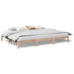 VidaXL Cadre de lit familial sans matelas 240x200cm bois massif de pin
