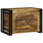 vidaXL Boîte de Rangement 60 x 40 x 41 cm bois de manguier massif