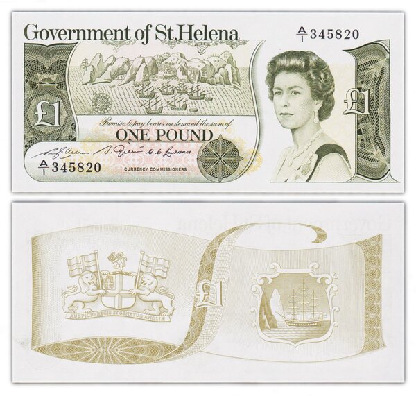 Billet de Collection 1 pound 1981 Sainte helene - Neuf - P9