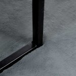 vidaXL Tapis en Fourrure Synthétique de Lapin Anthracite Ø 160 cm